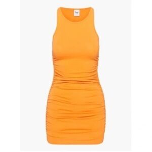 NWT Tna Chill Malibu Dress. Orange. XS